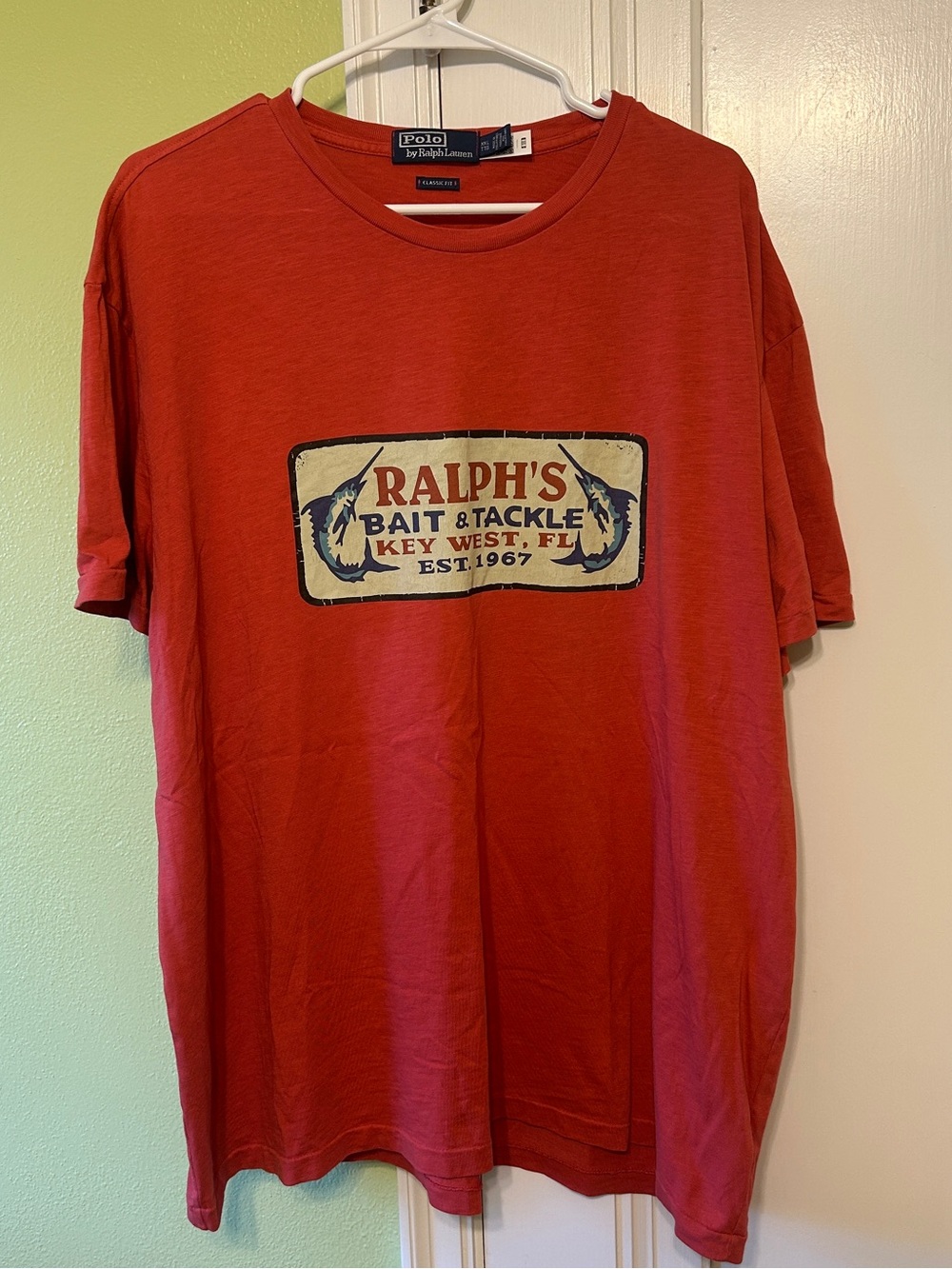 Polo by Ralph Lauren Red Vintage-Style Graphic Tee